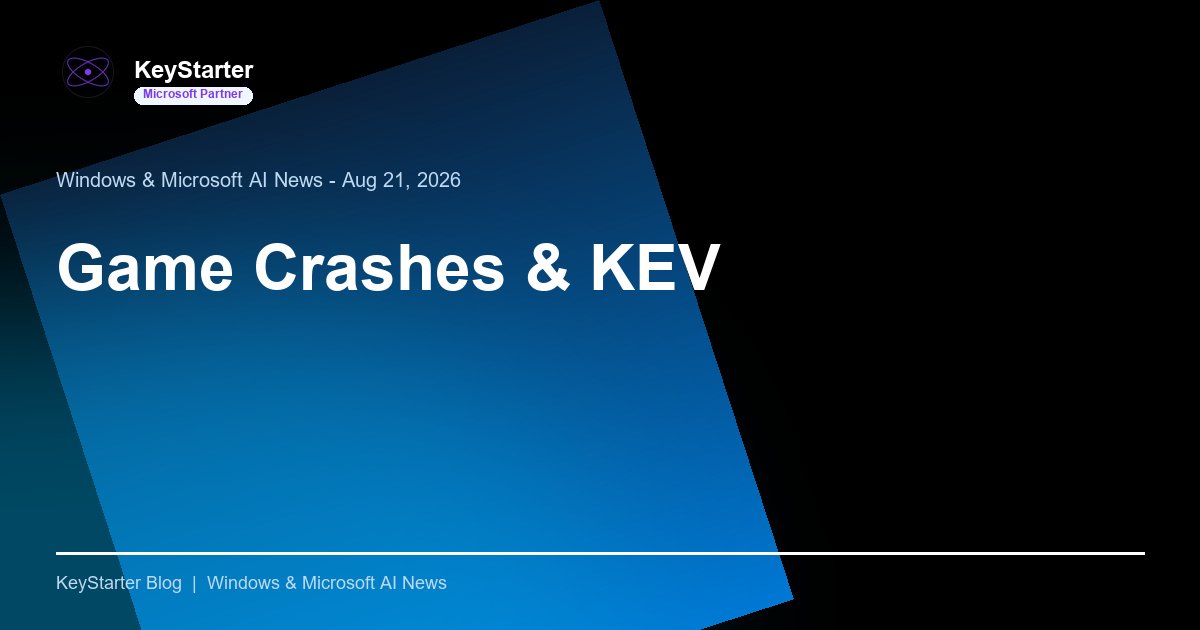 Microsoft probes game crashes from the Aug 11 update, CISA flags exploited SharePoint and Task Host flaws, and Copilot surfaces expand. Patch now.